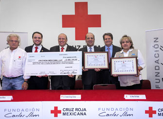 Fundación Carlos Slim y TELMEX dona a Cruz Roja