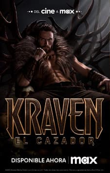 Kraven en cazador en Max con Telmex