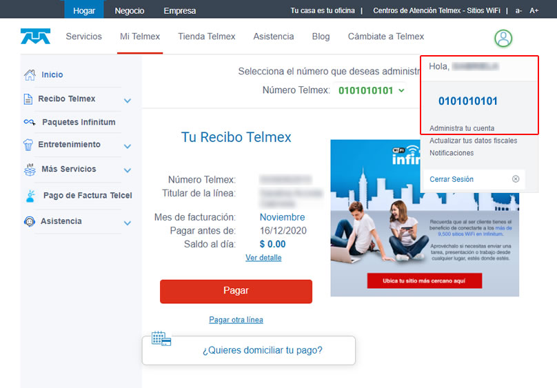 Como cambiar la contestadora best sale de telmex