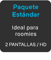 Paquete Estándar ideal para roomies
