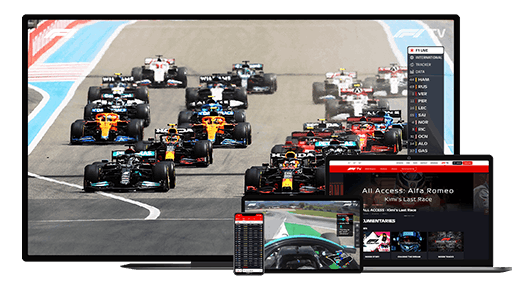 Mira la F1 en distintos dispositivos