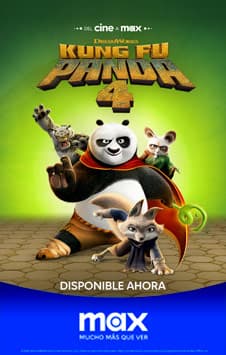 Kung Fu Panda 4 en Max con Telmex