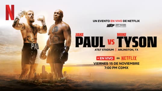 Paul vs Tyson en Netflix con Telmex