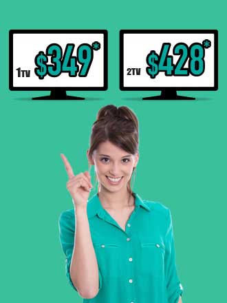 Paquete NovaMax, una pantalla por $349, por dos pantallas $428