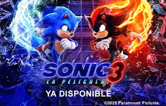 Sonic 3 en Claro video con Telmex