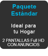Paquete Estándar ideal para tu hogar