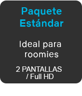 Paquete Estándar ideal para roomies