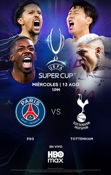 UEFA Super copa en HBO Max con Telmex