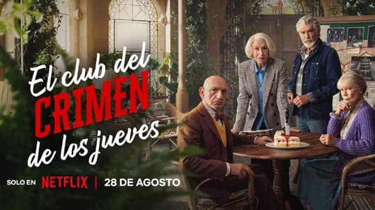 El club del crimen de los jueves en Netflix con Telmex
