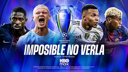 Champions league en HBO Max con Telmex