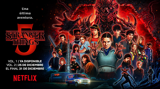 Stranger things 5 en Netflix con Telmex