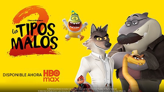 Los tipos malos en HBO Max con Telmex