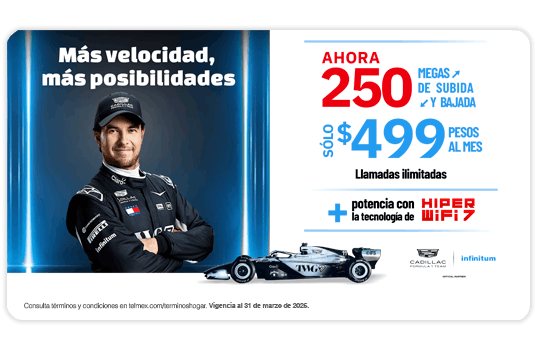Infinitum exceso de velocidad con Fibra Óptica, En todos nuestros Paquetes, Netflix va por nuestra cuenta, 6 meses por el mismo precio.
