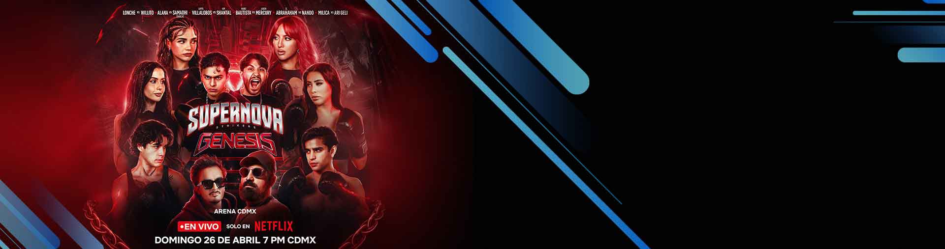 Supernova genesis  en Netflix con Telmex