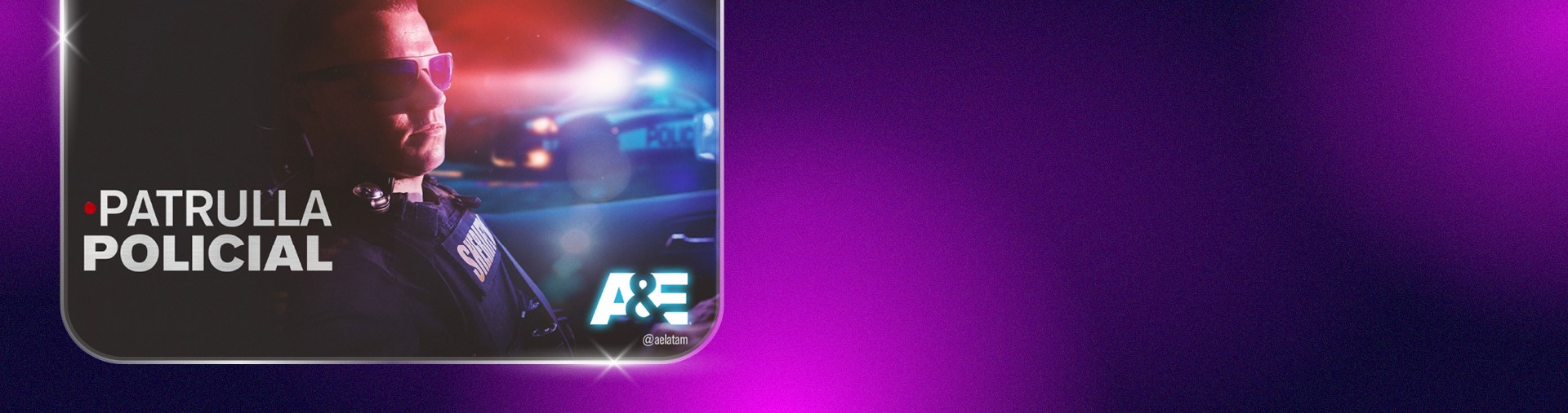 Patrulla policial  en starv stream por Telmex