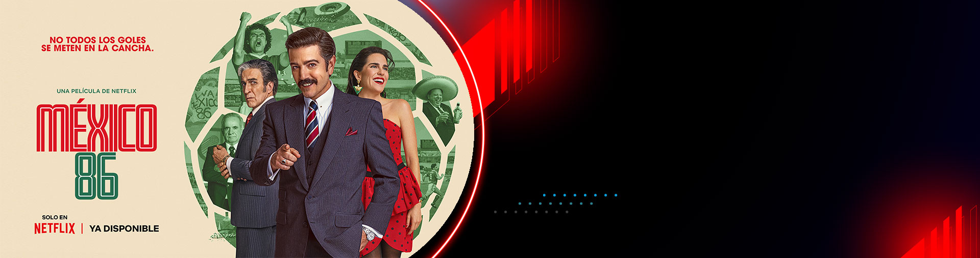 México 86 en Netflix con Telmex