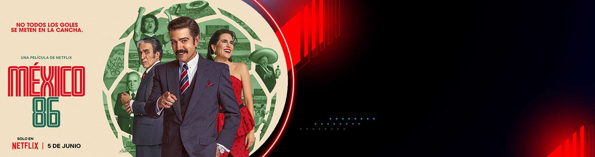México 86 en Netflix con Telmex