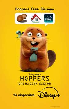 Hoppers en Disney+ con Telmex