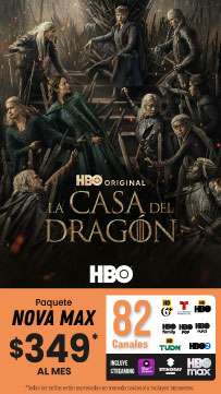 startv nova max por $349 al mes