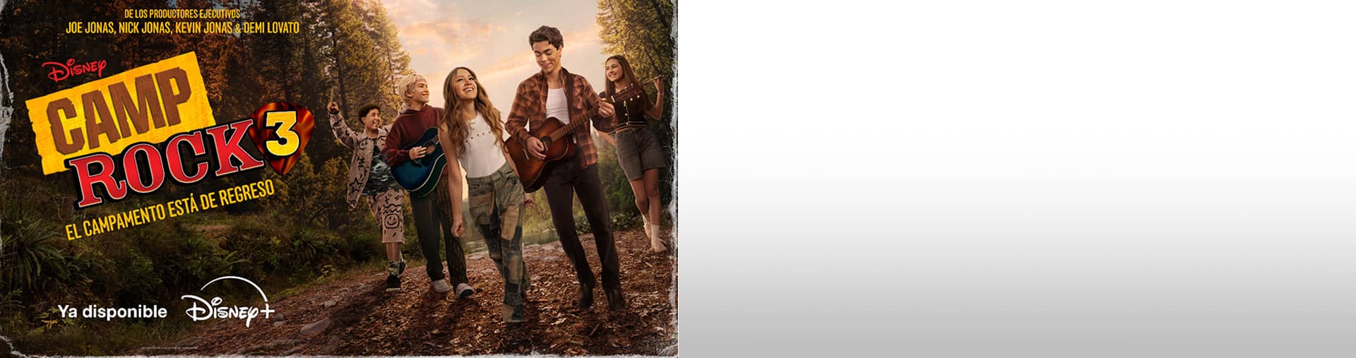 Camp rock 3 en Disney por Telmex