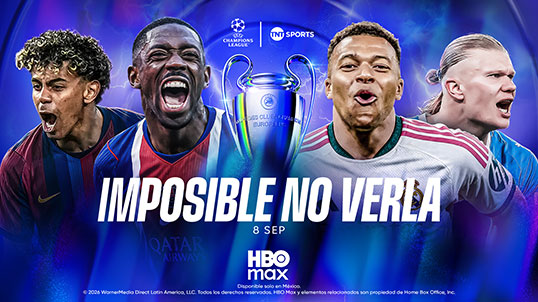 Champions league en HBO Max con Telmex