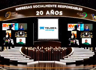 20 años Telmex Empresa Socialmente Responsable