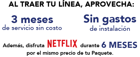 Al cambiarte a  Telmex, Netflix va por nuestra cuenta durante seis meses Telmex es más que internet para tu negocio